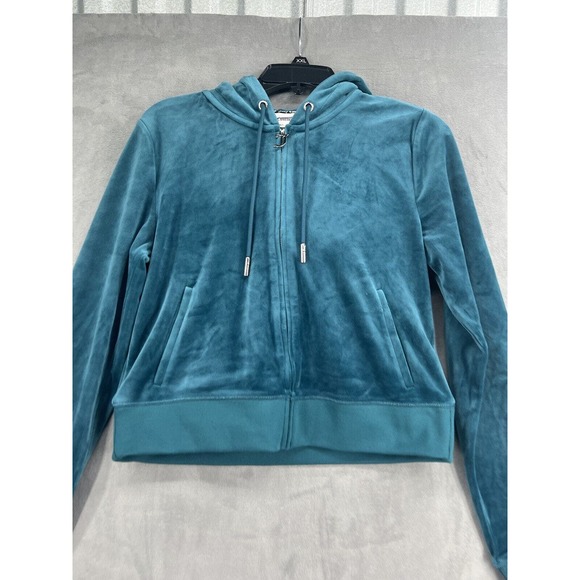 Urban Outfitters Juicy Couture OG Bling Velour Jacket Pants Set Size Medium Y2K - Picture 5 of 16